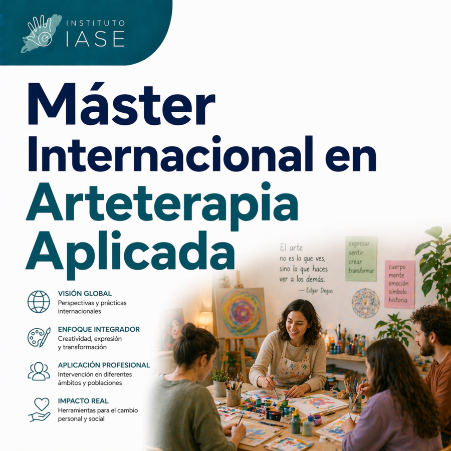 Máster Internacional en Arteterapia Aplicada. Acreditación de Terapeutas