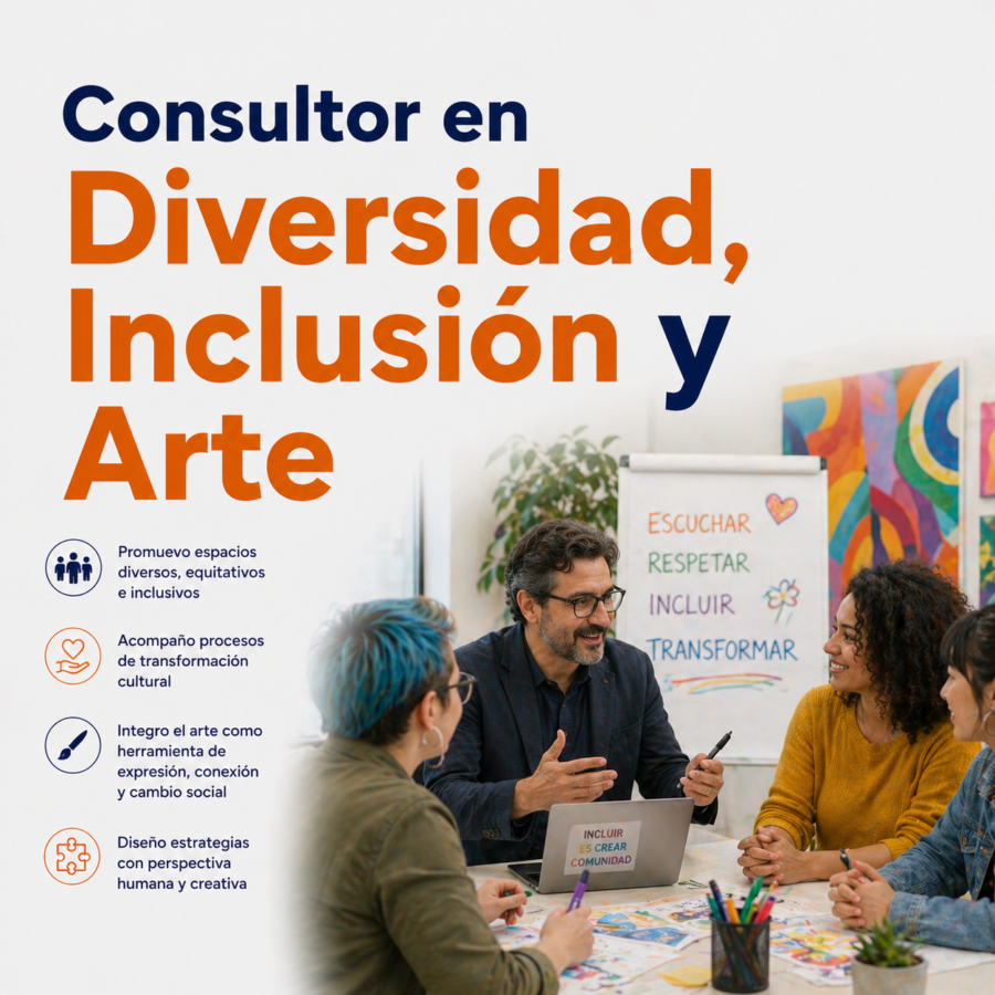 Consultor en Diversidad, Inclusión y Arte