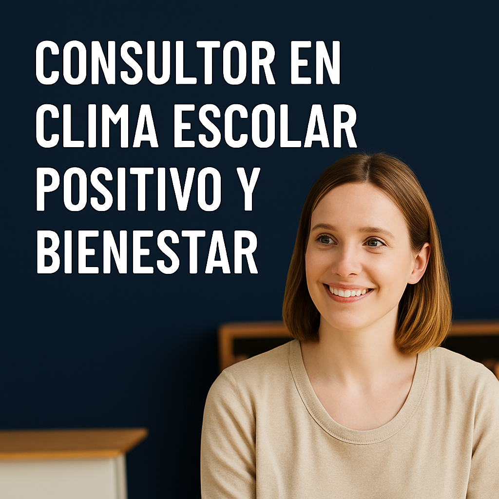 Consultor en Clima Escolar Positivo y Bienestar