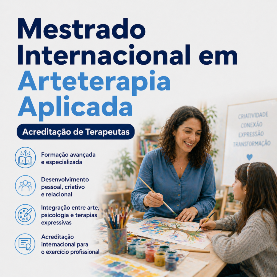 Mestrado Internacional em Arteterapia Aplicada. Acreditação de Terapeutas