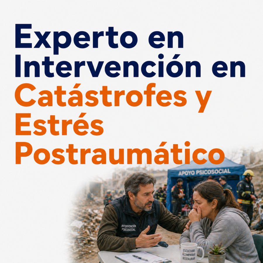 Experto en Intervención en Catástrofes y Estrés Postraumático