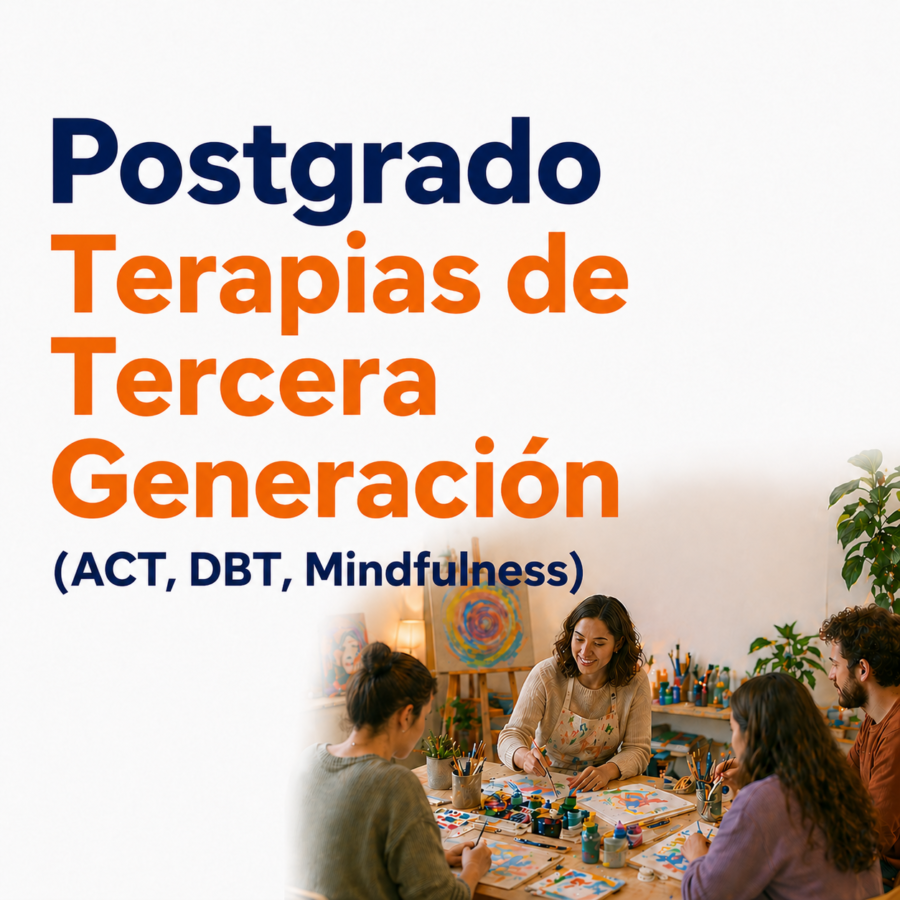 Postgrado en Terapias de Tercera Generación (ACT, DBT, Mindfulness)